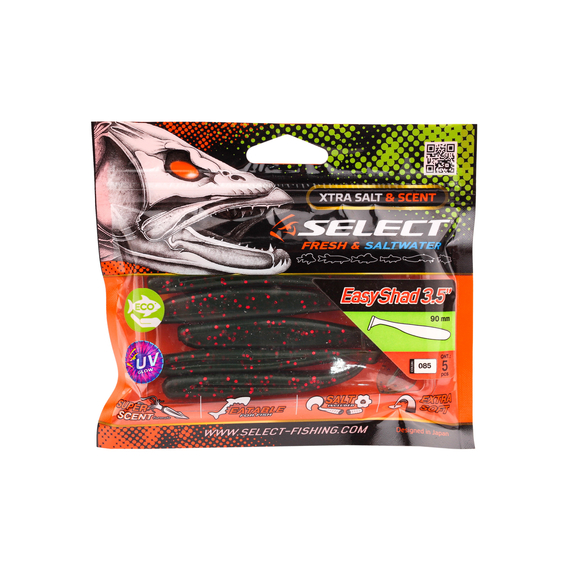 Силикон Select Easy Shad 3.5" col.085 (5 шт/упак), Длина силикона: 3.5" (8.89 см), Расцветка силикона: 085, фото , изображение 23