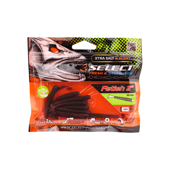 Силикон Select Fetish 2" col.103 (10 шт/упак), Длина силикона: 2" (5.08 см), Расцветка силикона: 103, фото , изображение 4