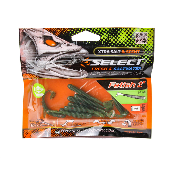 Силикон Select Fetish 2" col.108 (10 шт/упак), Длина силикона: 2" (5.08 см), Расцветка силикона: 108, фото , изображение 3