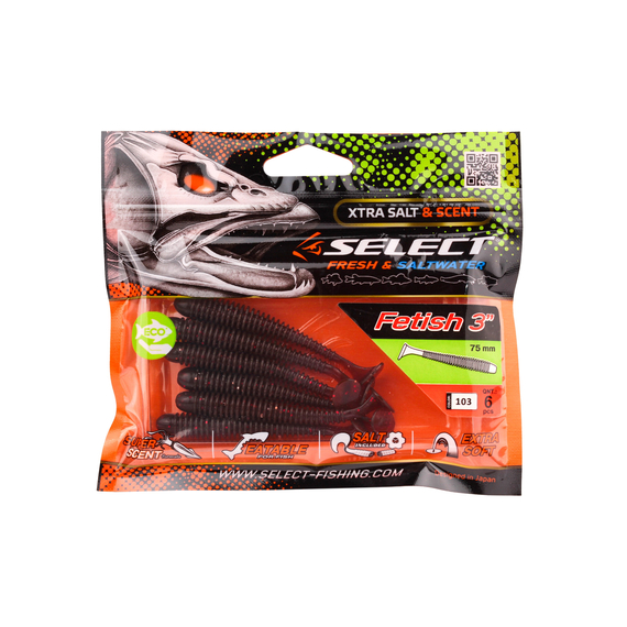 Силікон Select Fetish 3" col.103 (6 шт/упак), Довжина силікону: 3" (7.62 см), Колір силікону: 103, фото , изображение 13