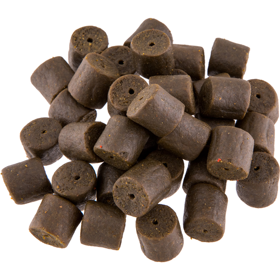Пеллетс Brain Black Halibut Pre drilled 14mm, 0.8kg, фото , изображение 2