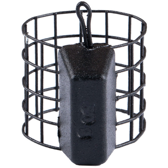 Годівниця Brain фідерна S 4x13 слотів фарбована (к.:чорний) 50g, фото , изображение 2