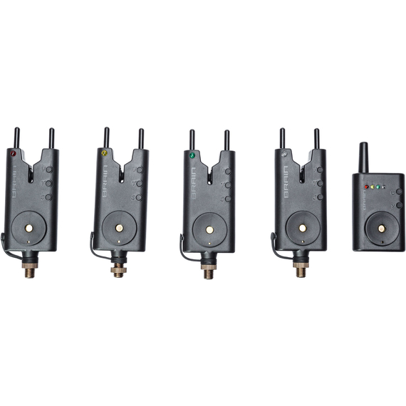 Набор сигнализаторов Brain Wireless Bite Alarm B-1 4+1, фото 