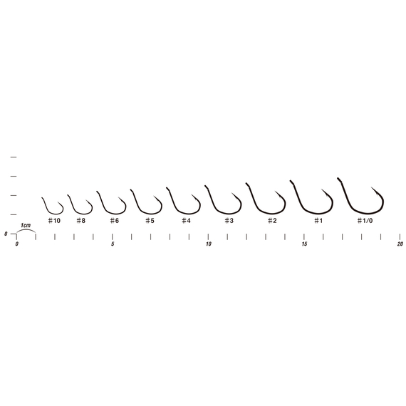 Крючок Decoy Worm23 Body Hook #1 (9 шт/уп), фото , изображение 2