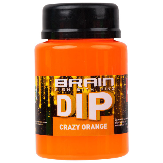 Дип для бойлов Brain F1 Crazy orange (апельсин) 100ml, фото 