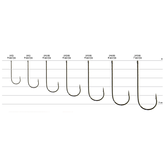 Гачок Decoy Worm4 Strong Wire #2 (9 шт/уп), фото , изображение 2