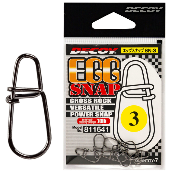 Застежка Decoy SN-3 Egg Snap #1 (7 шт/уп), фото 