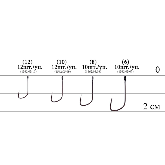 Гачок Decoy Single32 #12 (12 шт/уп), фото , изображение 3