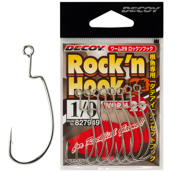 Крючок Decoy Worm29 Rockn Hook #2 (9 шт/уп), фото 