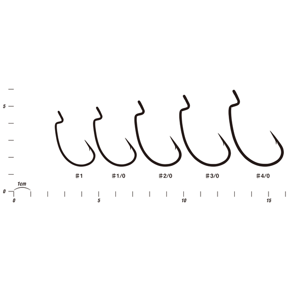 Гачок Decoy Worm13 Kg Hyper #1/0 (7 шт/уп), фото , изображение 2