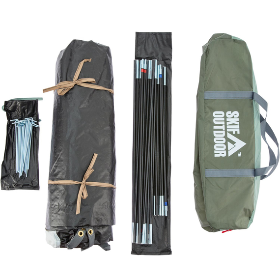 Намет Skif Outdoor Tendra (Зелений), 3-місний, розмір 210x180см, фото , изображение 14