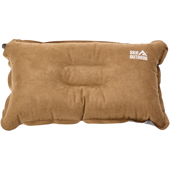 Подушка надувна Skif Outdoor One-Man. Пісочний, фото 