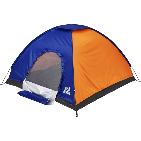 Намет Skif Outdoor Adventure I (Orange-Blue), 3-місний, розмір 200x200x135см, Колір: Orange-Blue, Кількість місць: 3, Особливість: без зовнішнього тенту, фото , изображение 2