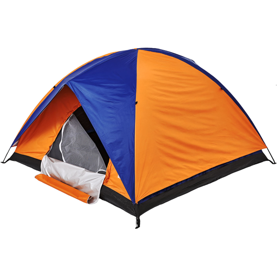 Намет Skif Outdoor Adventure II (Orange-Blue), 3-місний, розмір 200x200см, Колір: Orange-Blue, Кількість місць: 3, Особливість: зовнішній тент, фото , изображение 3