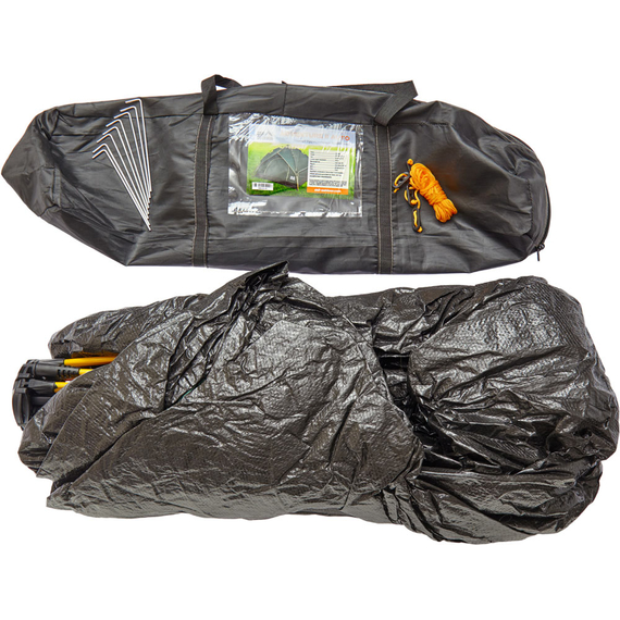 Автоматичний намет Skif Outdoor Adventure Auto II (Green), 3-місний, розмір 200x200см, Колір: Green, Кількість місць: 3, Особливість: зовнішній тент, фото , изображение 16