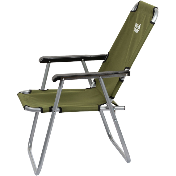 Крісло складне для відпочинку з підлокотниками Skif Outdoor Breeze, колір: олива, Колір: Olive Green, фото , изображение 2