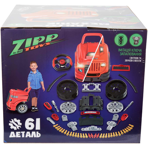 Ігровий набір ZIPP Toys Автомеханік червоний, фото , изображение 5