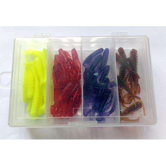 Комплект силіконових приманок на окуня, фото , изображение 5