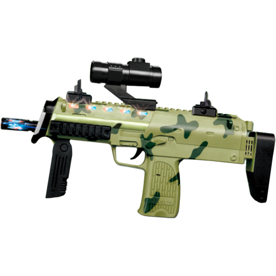 Автомат світло-звуковий ZIPP Toys Відважний ведмідь. Колір - камуфляж, фото 