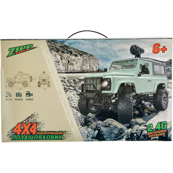 Машинка ZIPP Toys 4x4 с камерой. Цвет - зеленый, фото , изображение 11