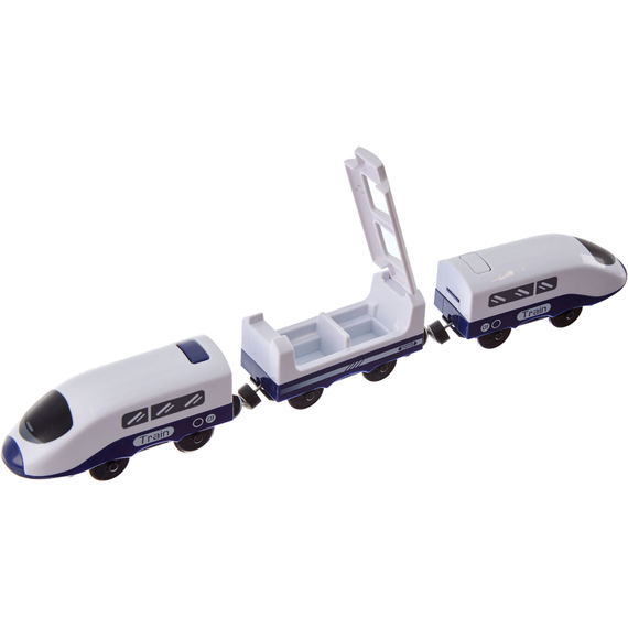 Ігровий набір ZIPP Toys "Міський експрес" 70 деталей. Синій, фото , изображение 2