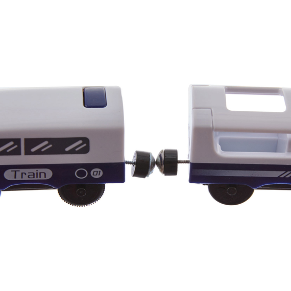 Ігровий набір ZIPP Toys "Міський експрес" 70 деталей. Синій, фото , изображение 4