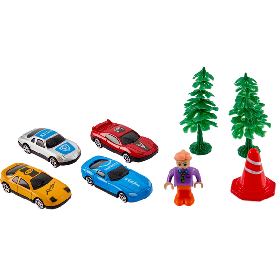 Ігровий набір ZIPP Toys "Міський експрес" 70 деталей. Синій, фото , изображение 5