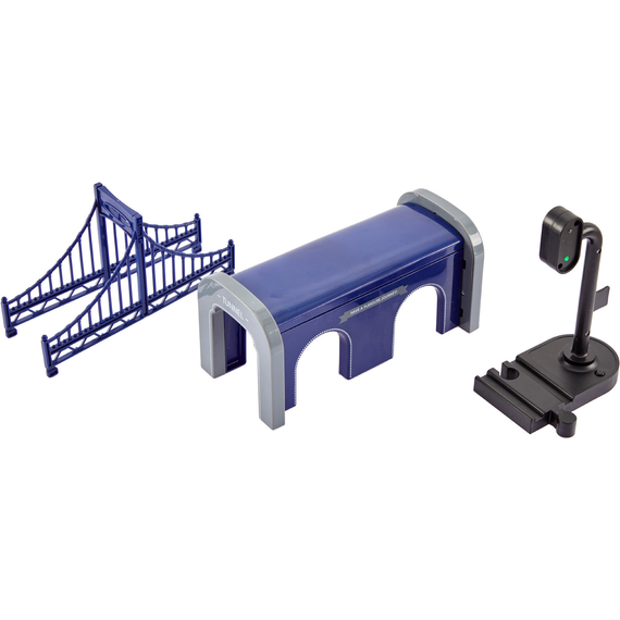 Ігровий набір ZIPP Toys "Міський експрес" 70 деталей. Синій, фото , изображение 6