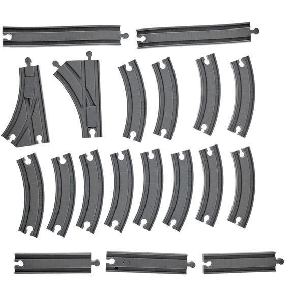 Ігровий набір ZIPP Toys "Міський експрес" 70 деталей. Синій, фото , изображение 8