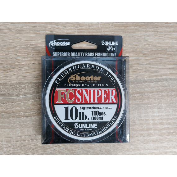 Флюорокарбон Sunline Shooter FC Sniper 100m 0.290mm 5kg, фото , изображение 2