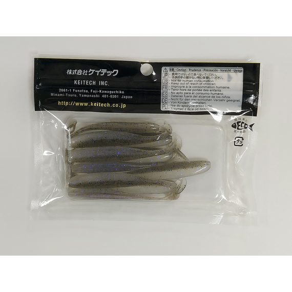 Силікон Keitech Easy Shiner 3" (10 шт/упак), колір:440 electric shad, Довжина силікону: 3" (7.6 см), Колір силікону: 440 Electric Shad, фото , изображение 13