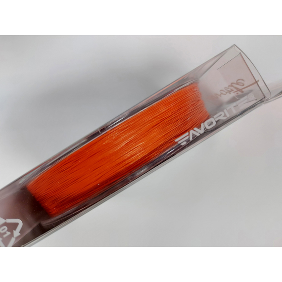 Шнур Favorite Smart PE 8x 150м (оранжевый) #3/0.296mm 35lb/19kg, Диаметр: #3/0.296mm, Выберите цвет: красно-оранжевый, фото , изображение 4
