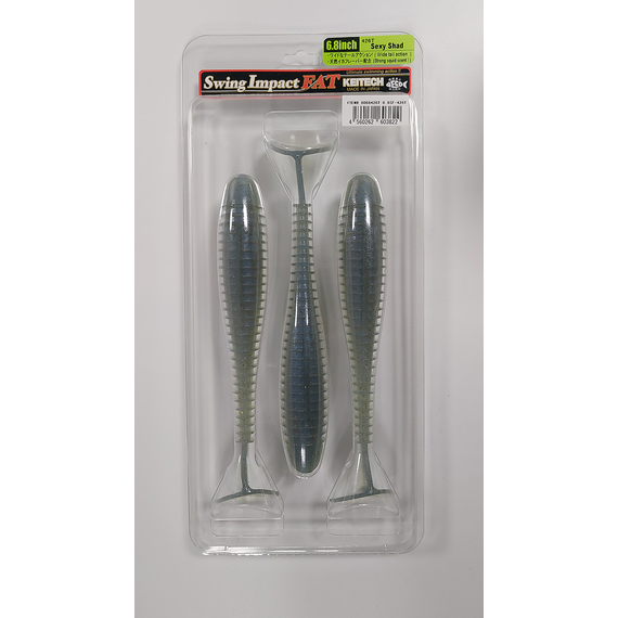Силікон Keitech Swing Impact FAT 6.8" (3 шт/упак), колір:426 sexy shad, Довжина силікону: 6.8" (17.3 см), Колір силікону: 426 Sexy Shad, фото , изображение 6