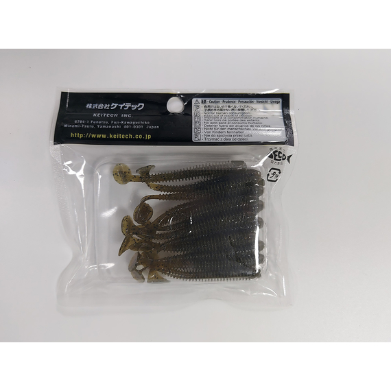 Силікон Keitech Swing Impact 2.5" (10 шт/упак), колір:101 green pumpkin pp., Довжина силікону: 2.5" (6.3 см), Колір силікону: 101 Green Pumpkin PP, фото , изображение 8