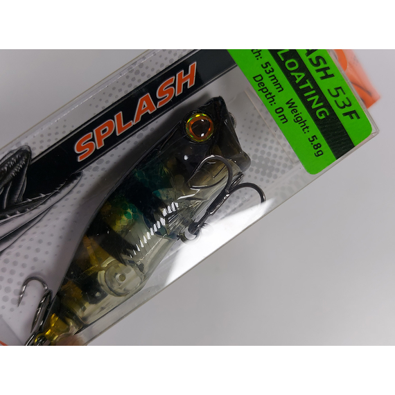 Воблер Select Splash 53F 5.8g col.22 (topwater), Колір воблера: col.22, фото , изображение 10