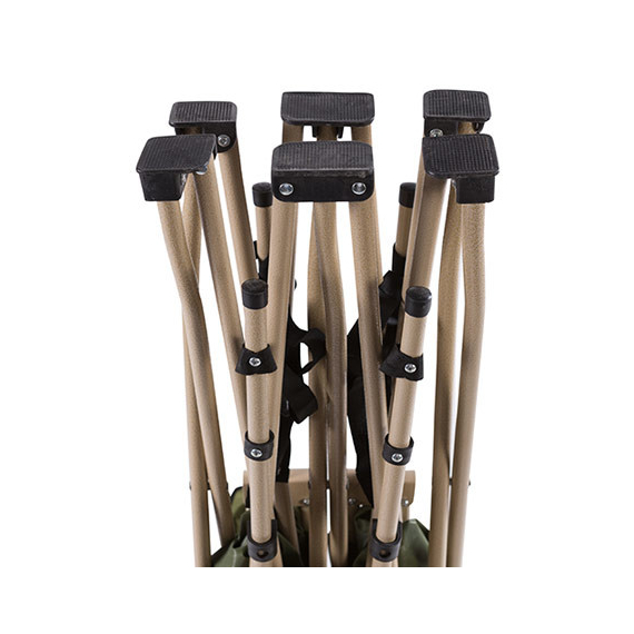 Посилене розкладне ліжко-павук. Сороконожка. + Чохол (колір сіро-синій), Конструкція ліжка: Павук, фото , изображение 13