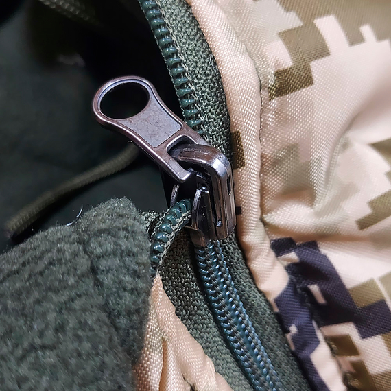 Військовий зимовий спальний мішок-ковдра. СУПЕР ТЕПЛИЙ (піксель), Колір: піксель, фото , изображение 2