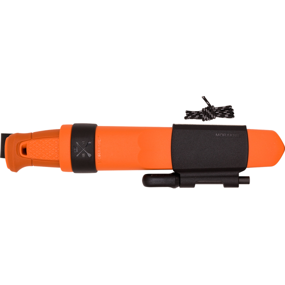 Ніж Morakniv Kansbol Survival Kit. Orange, сталь - Sandvik 12C27, руків’я - пластик, довжина загальна - 226 мм, довжина клинка - 109 мм, звичайна різальна кромка, фото , изображение 5