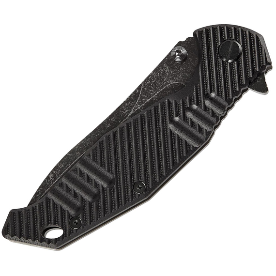 Ніж SKIF Adventure II BSW Black, сталь - 9Cr18MoV, руків’я - G10, загальна довжина - 223 мм, довжина клинка - 97 мм, Колір: Black, Оберіть покриття: чорний стоунвош, фото , изображение 3