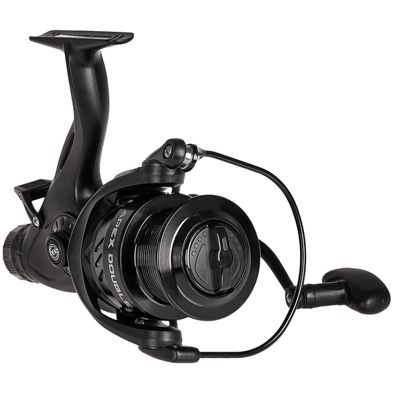 Котушка Brain Apex Double 4000, підшип. 6+1, з бейтранером (ручка вкручується в головну пару), Розмір шпулі: 4000 New, фото , изображение 4