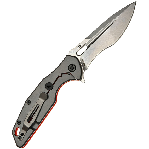 Нож SKIF Defender II SW Orange, сталь - 9Cr18MoV, рукоятка - G10, общая длина - 224 мм, длина клинка - 97 мм, Выберите цвет: Orange, фото , изображение 2