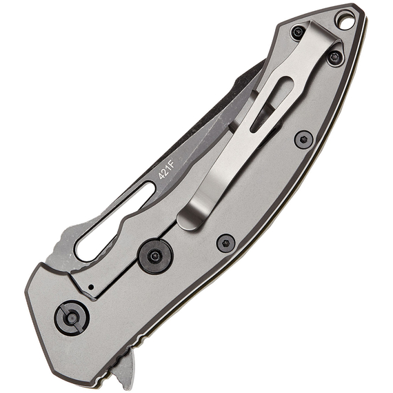 Нож SKIF Shark II BSW Olive, сталь - 9Cr18MoV, рукоятка - G10, общая длина - 217 мм, длина клинка - 94 мм, Выберите цвет: Olive, Выберите покрытие: чорний стоунвош, фото , изображение 4