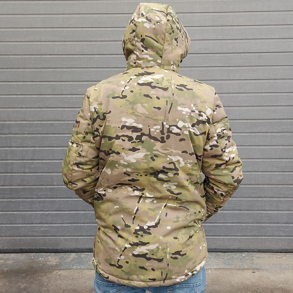 Бушлат зимний военный. Мультикам (размер 50), Оберіть розмір: 50, фото , изображение 3