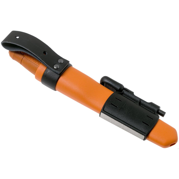 Ніж Morakniv Kansbol Survival Kit. Orange, сталь - Sandvik 12C27, руків’я - пластик, довжина загальна - 226 мм, довжина клинка - 109 мм, звичайна різальна кромка, фото , изображение 6