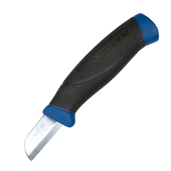 Нож Morakniv Service Knife, сталь - Sandvik 12C27, рукоятка - пластик+резина, обычная режущая кромка, пластиковые ножны, длина клинка - 43 мм, длина общая - 160 мм., фото 