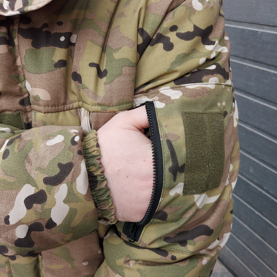 Бушлат зимний военный. Мультикам (размер 50), Оберіть розмір: 50, фото , изображение 10