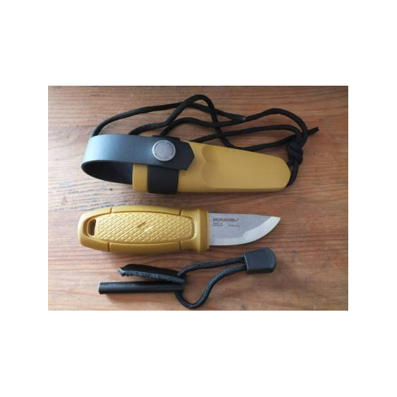 Ніж Morakniv Eldris Neck Knife. Колір - жовтий, фото , изображение 15