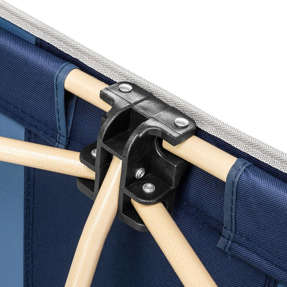 Посилене розкладне ліжко-павук. Сороконожка. + Чохол (колір сіро-синій), Конструкція ліжка: Павук, фото , изображение 4