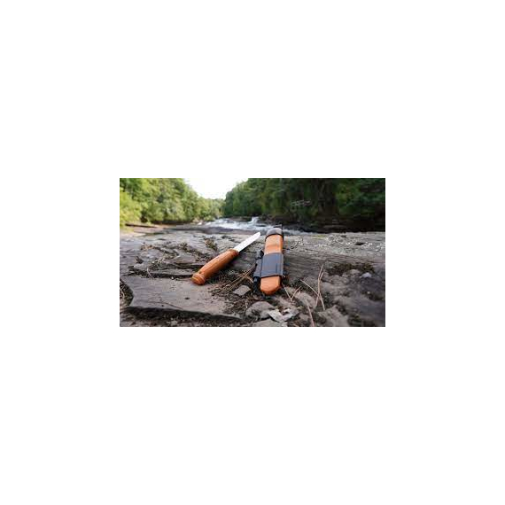 Ніж Morakniv Kansbol Survival Kit. Orange, сталь - Sandvik 12C27, руків’я - пластик, довжина загальна - 226 мм, довжина клинка - 109 мм, звичайна різальна кромка, фото , изображение 15