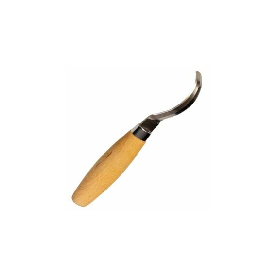 Ніж Morakniv Woodcarving 163, загальна довжина - 178, довжина клинка - 70 мм, сталь - вуглецева, руків’я - береза, фото , изображение 2